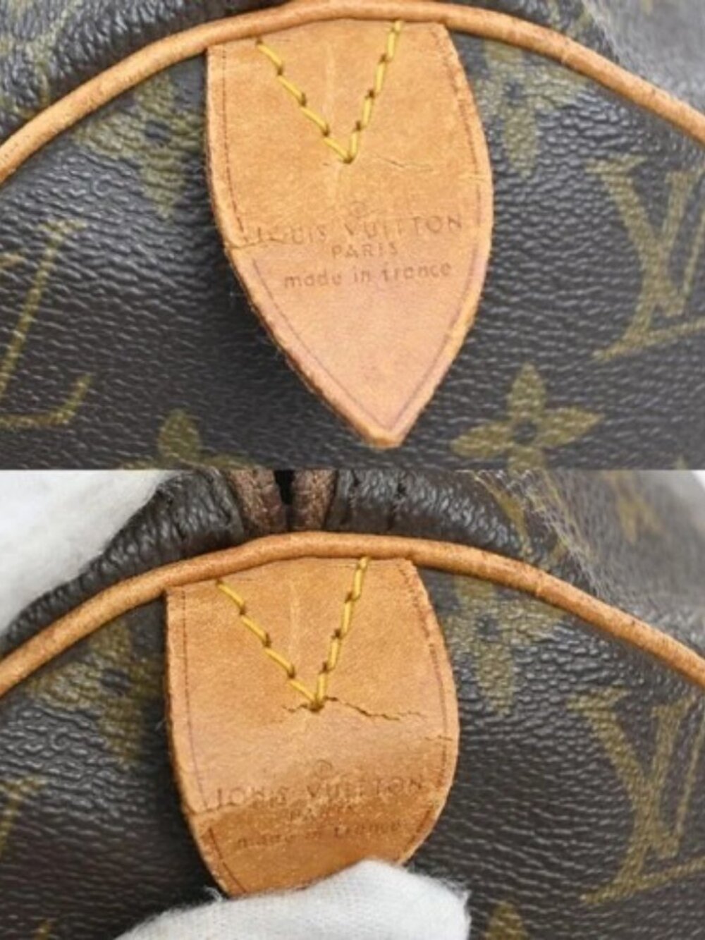 LOUIS VUITTON Speedy 40 Travel Hand Bag Monogram Leather Brown M41522 72MA515 - Picture 9 of 16